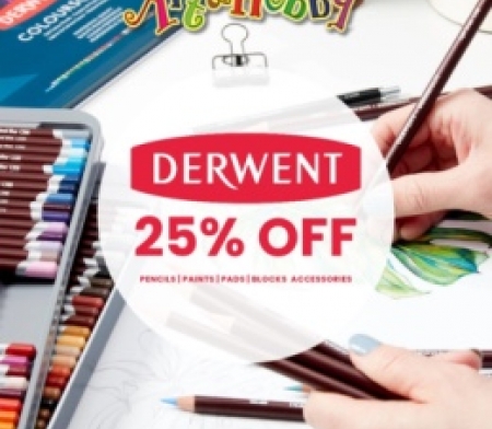 25% off Derwent Products