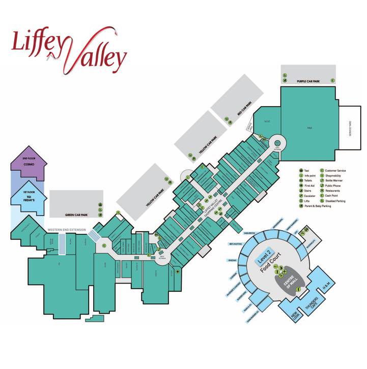 Map of Centre | Liffey Valley Shopping 
