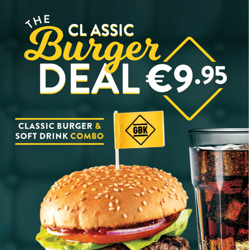 €9.95 burger deal