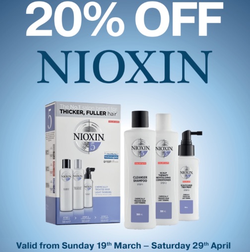 20% off Nioxin Products at Peter Mark 